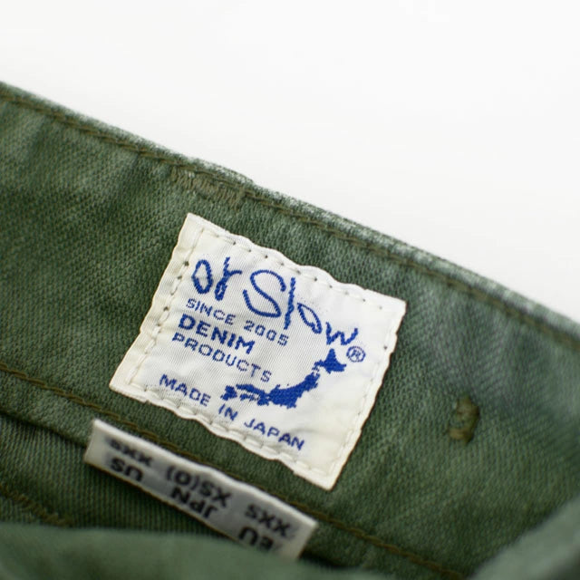 orSlow US ARMY FATIGUE PANTS Green Used