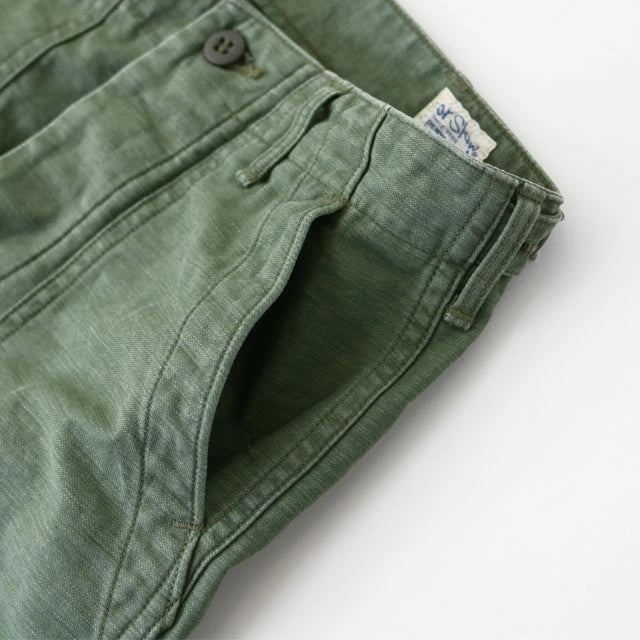orSlow US ARMY FATIGUE PANTS Green Used