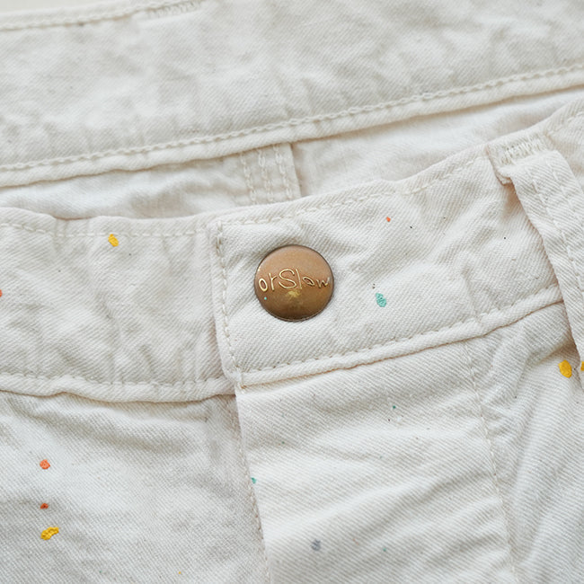 orSlow 60's PAINTER PANTS WITH PAINT