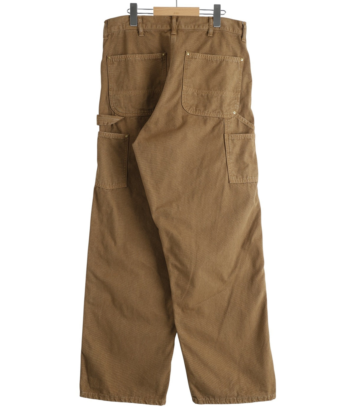 orSlow DAD'S FIT OXFORD PAINTER PANTS BROWN