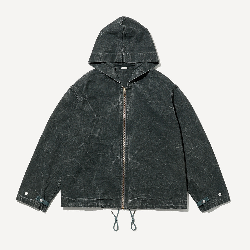 A.PRESSE Vintage US Navy Zip Hoodie