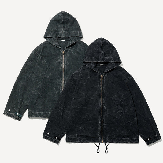 A.PRESSE Vintage US Navy Zip Hoodie