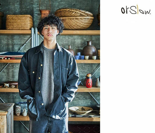 orSlow Relax Fit Oxford Coverall Black