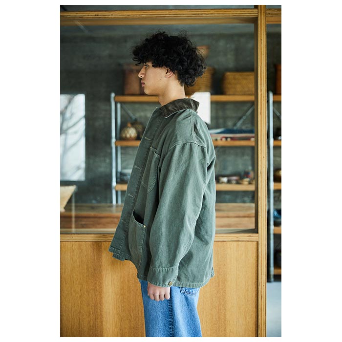 orSlow Relax Fit Oxford Coverall Amy Green