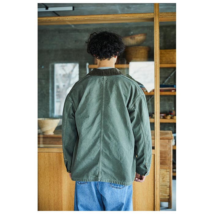 orSlow Relax Fit Oxford Coverall Amy Green