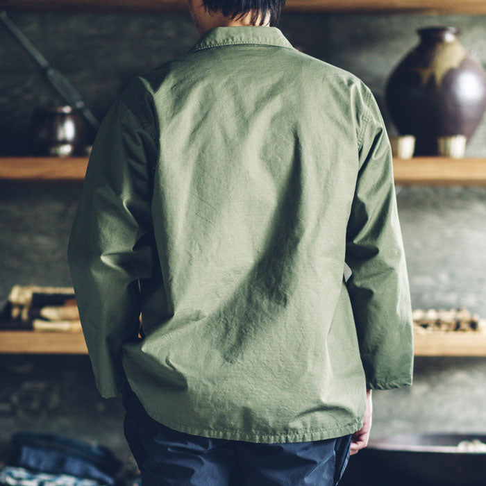 orSlow TROOPER FATIGUE SHIRT (Ripstop Army)