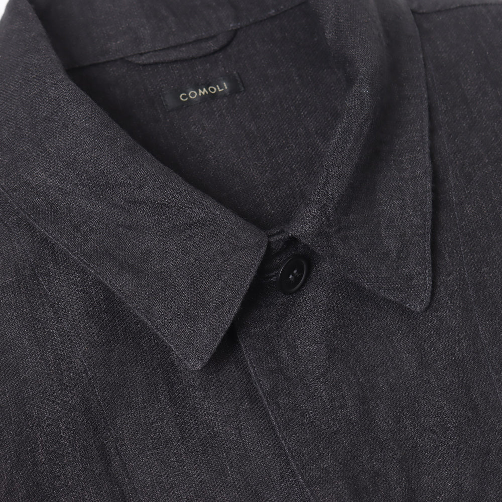 COMOLI Linen Belted Jacket