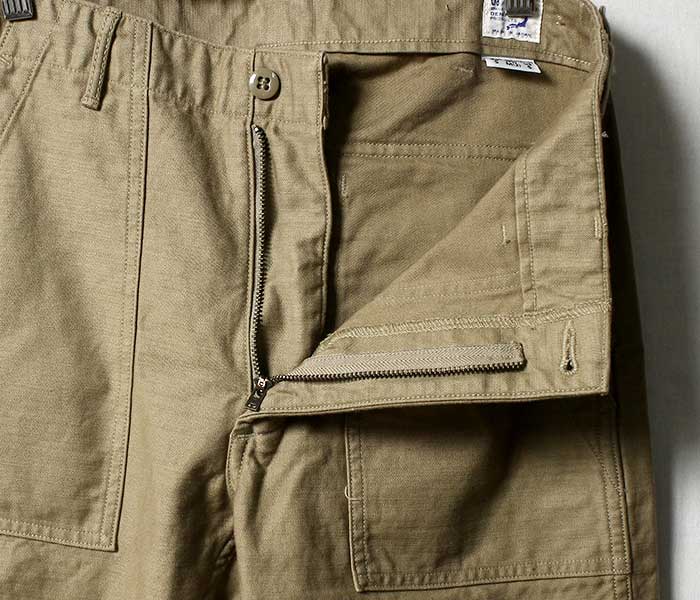 orSlow US ARMY SLIM FIT FATIGUE PANTS (khaki)