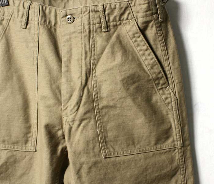 orSlow US ARMY SLIM FIT FATIGUE PANTS (khaki)