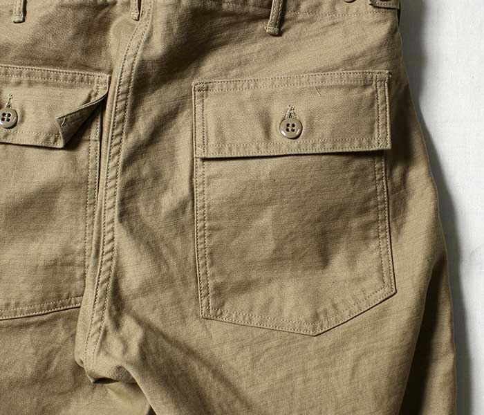 orSlow US ARMY SLIM FIT FATIGUE PANTS (khaki)