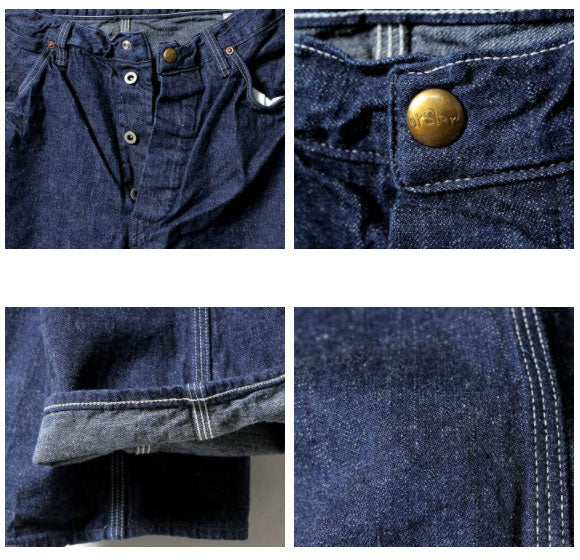 orSlow DENIM PAINTER PANTS