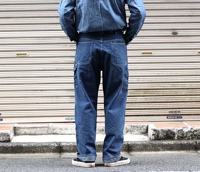 orSlow DENIM PAINTER PANTS