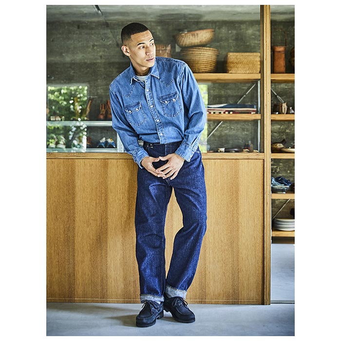 orSlow GRAND DAD'S FIT DENIM PANTS