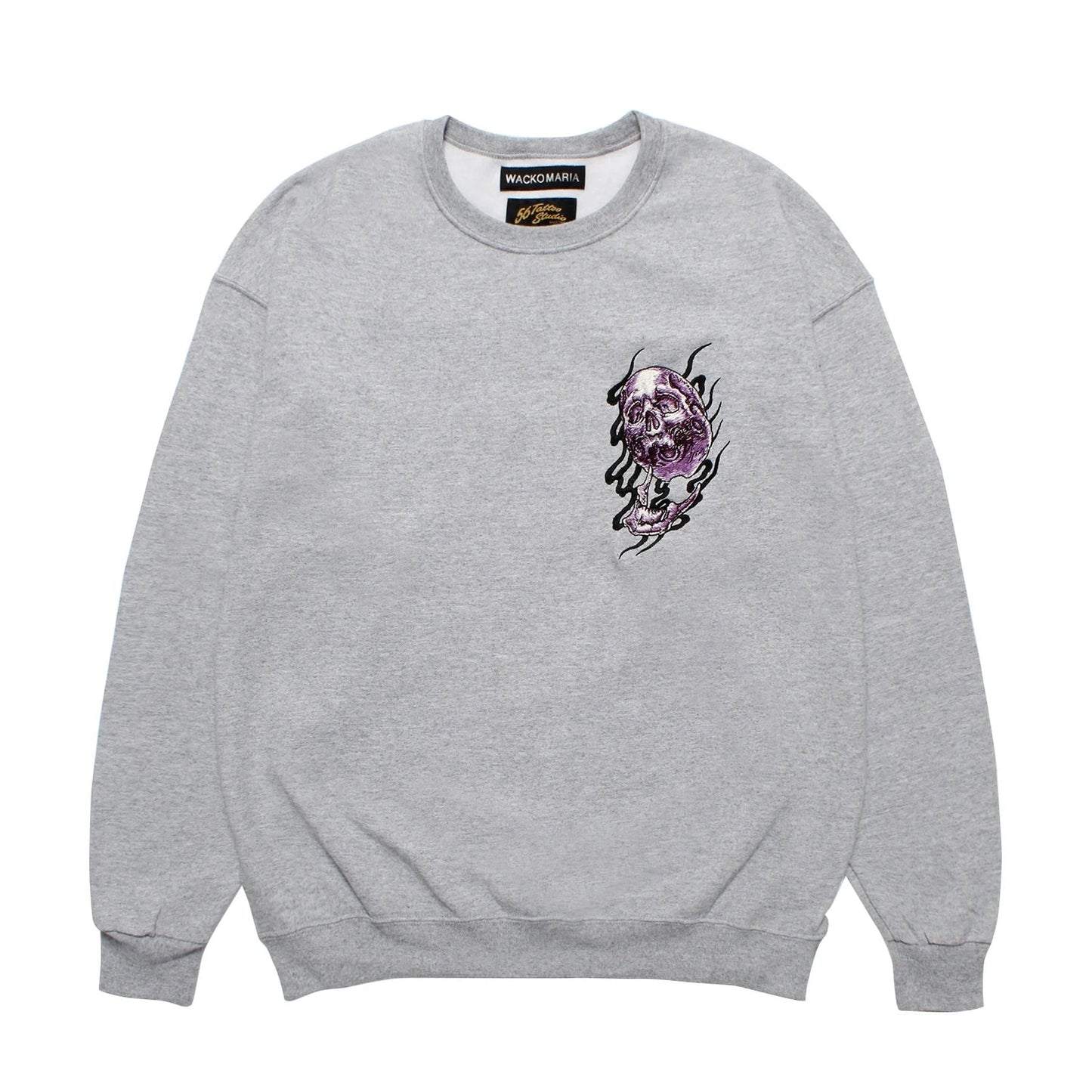 WACKO MARIA 56 TATTOO STUDIO CREW NECK SWEAT SHIRT