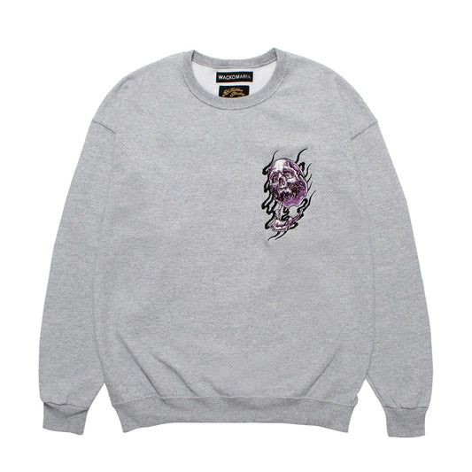 WACKO MARIA 56 TATTOO STUDIO CREW NECK SWEAT SHIRT