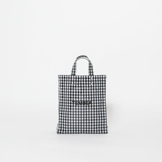 TEMBEA PVC PAPER TOTE SMALL GINGHAM