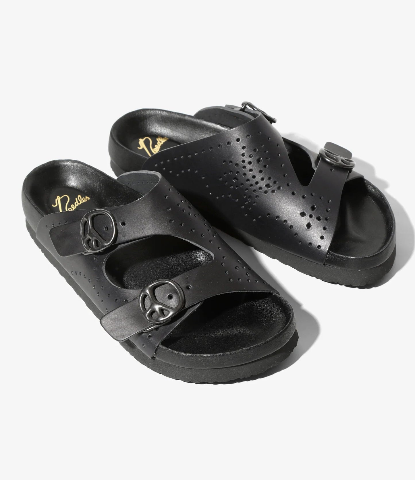 Needles Double Strap Sandal - Smooth Leather
