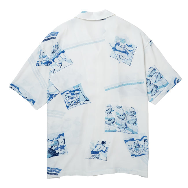 Porter Classic ALOHA SHIRT 阿波踊り with TENUGUI & UCHIWA