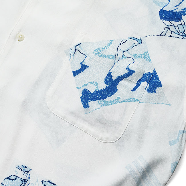 Porter Classic ALOHA SHIRT 阿波踊り with TENUGUI & UCHIWA