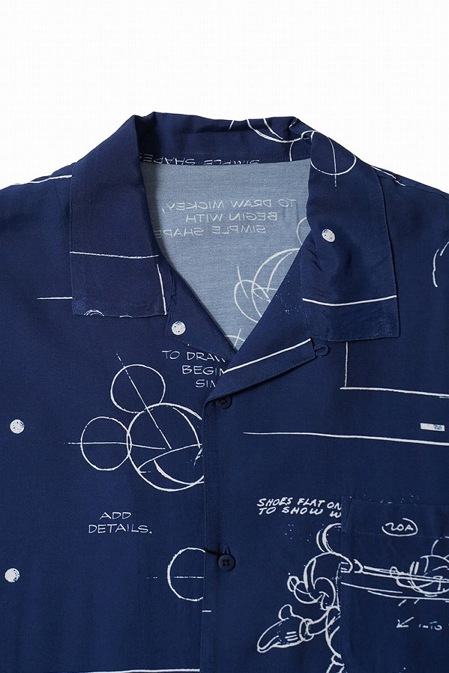 Porter Classic DISNEY MS / PC ALOHA COLLECTION ALOHA SHIRT / DISNEY MICKEY MOUSE
