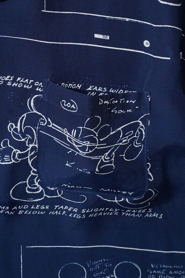 Porter Classic DISNEY MS / PC ALOHA COLLECTION ALOHA SHIRT / DISNEY MICKEY MOUSE