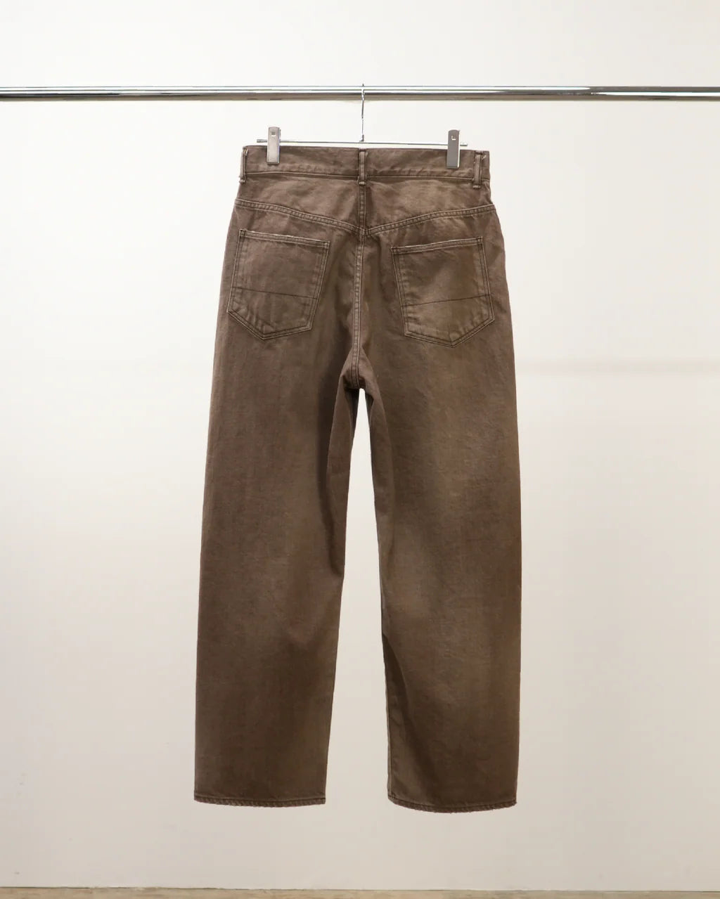 ANCELLM DENIM PANTS #02 AGING01 (BROWN)