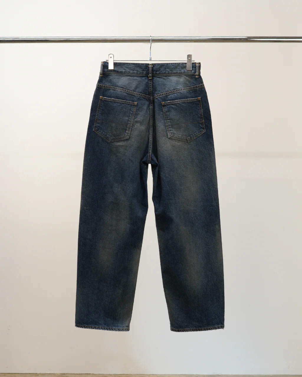 ANCELLM DENIM PANTS #02 AGING01 (INDIGO)