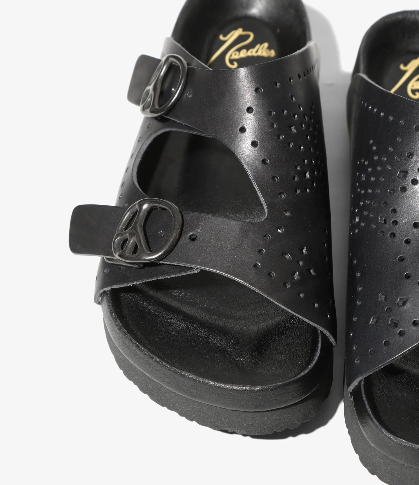 Needles Double Strap Sandal - Smooth Leather