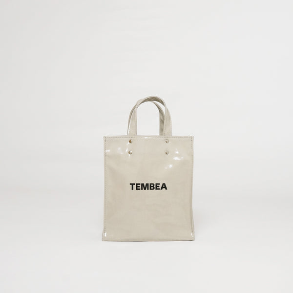 TEMBEA PVC PAPER TOTE SMALL LOGO