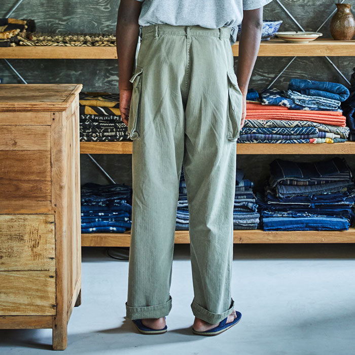 orSlow U.S ARMY 2 POCKET CARGO PANTS Army Green