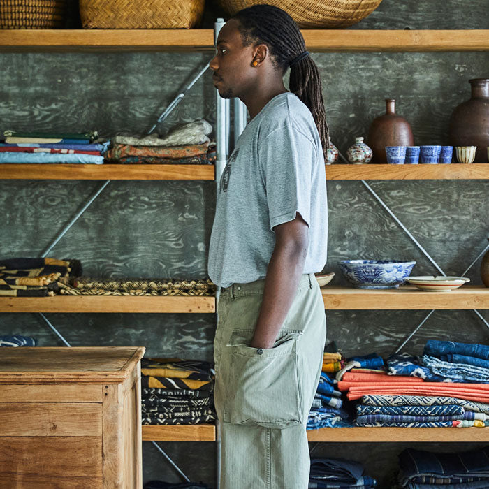 orSlow U.S ARMY 2 POCKET CARGO PANTS Army Green