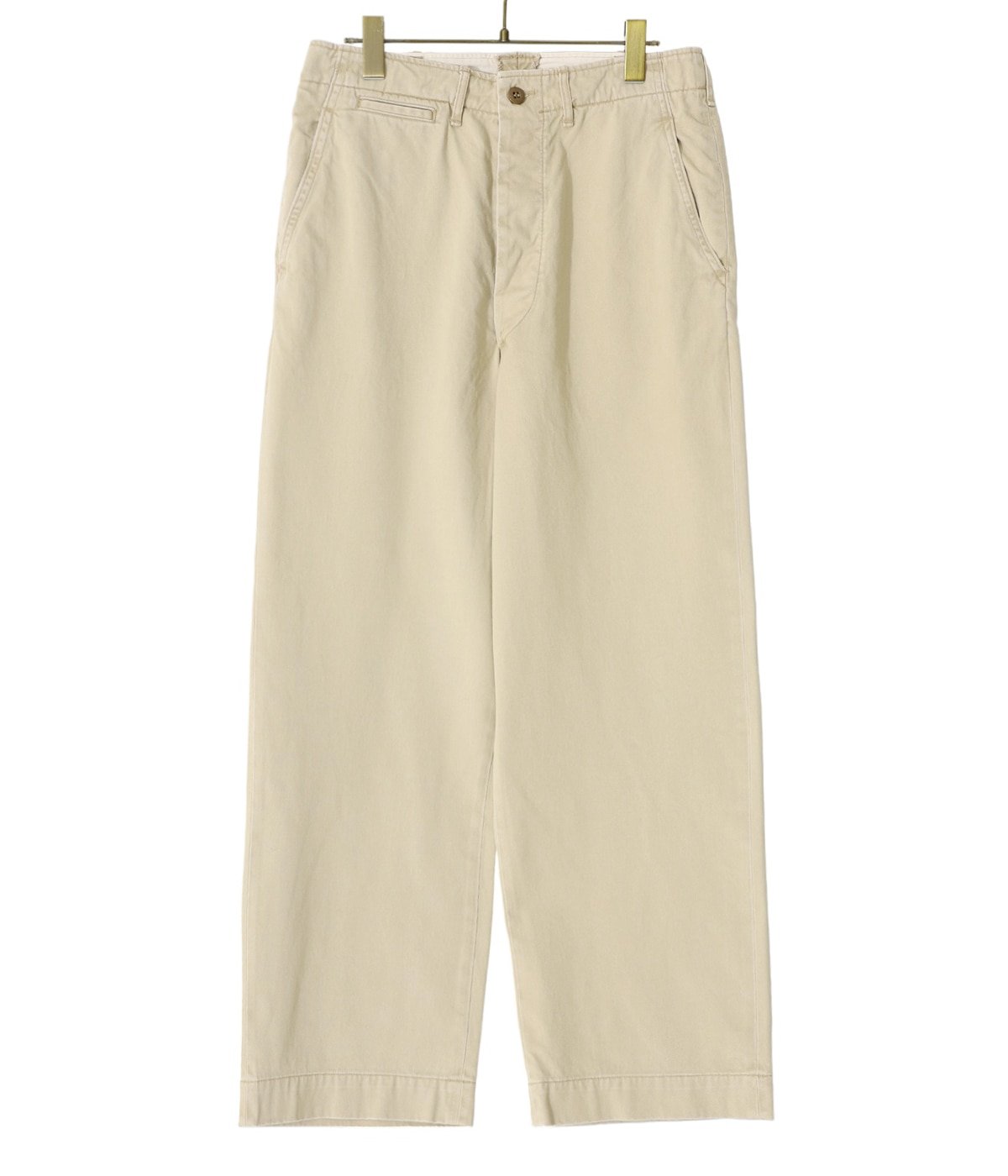 orSlow VINTAGE FIT ARMY TROUSER STONE WASH Khaki Stone