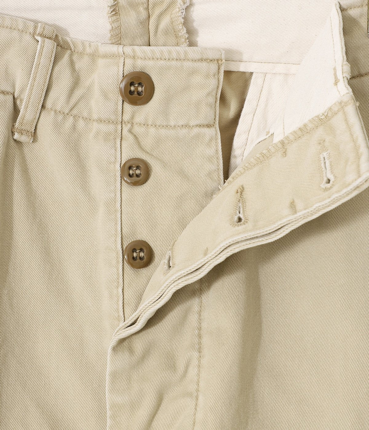 orSlow VINTAGE FIT ARMY TROUSER STONE WASH Khaki Stone