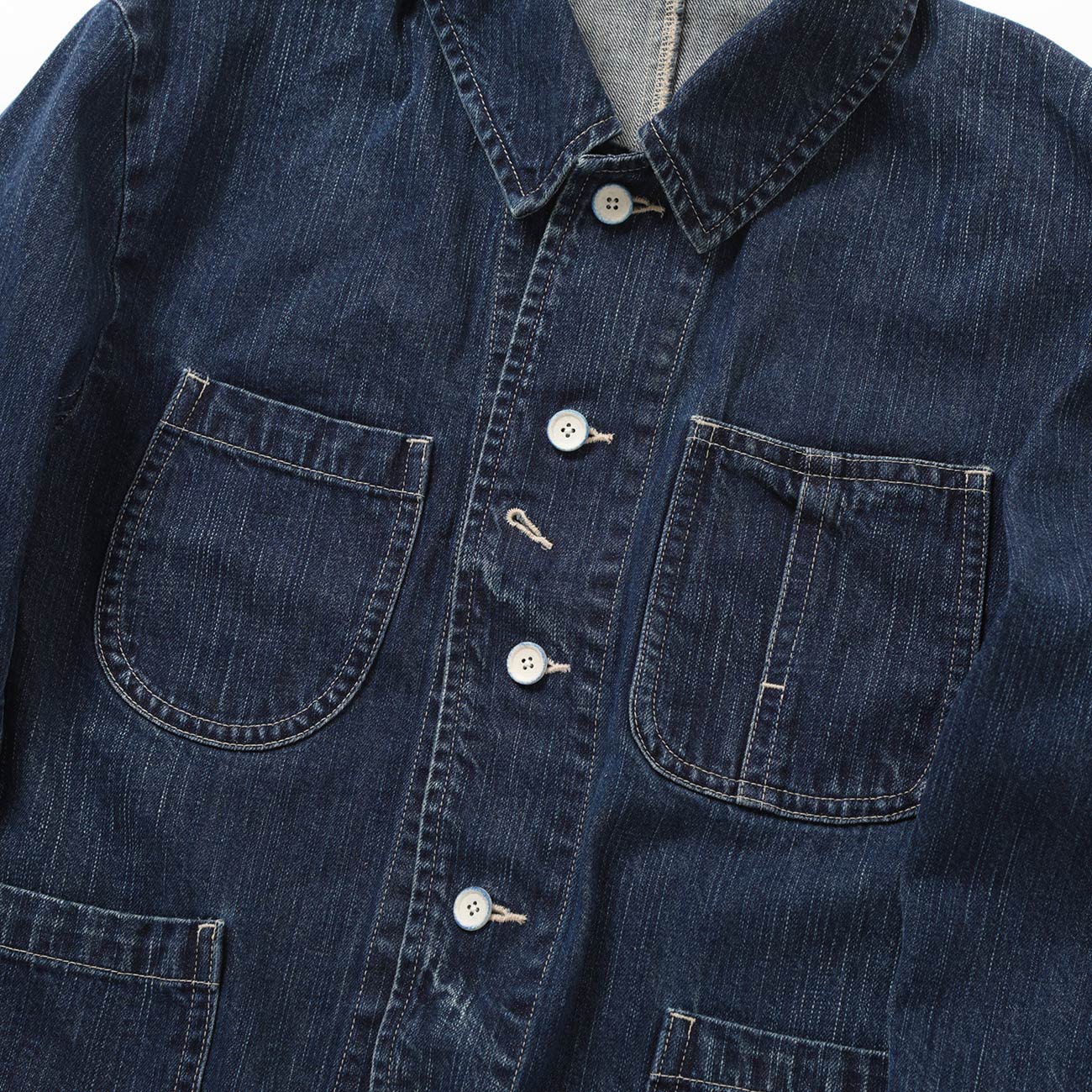 Porter Classic STEINBECK DENIM FRENCH JACKET WATCH CHAIN ITEM