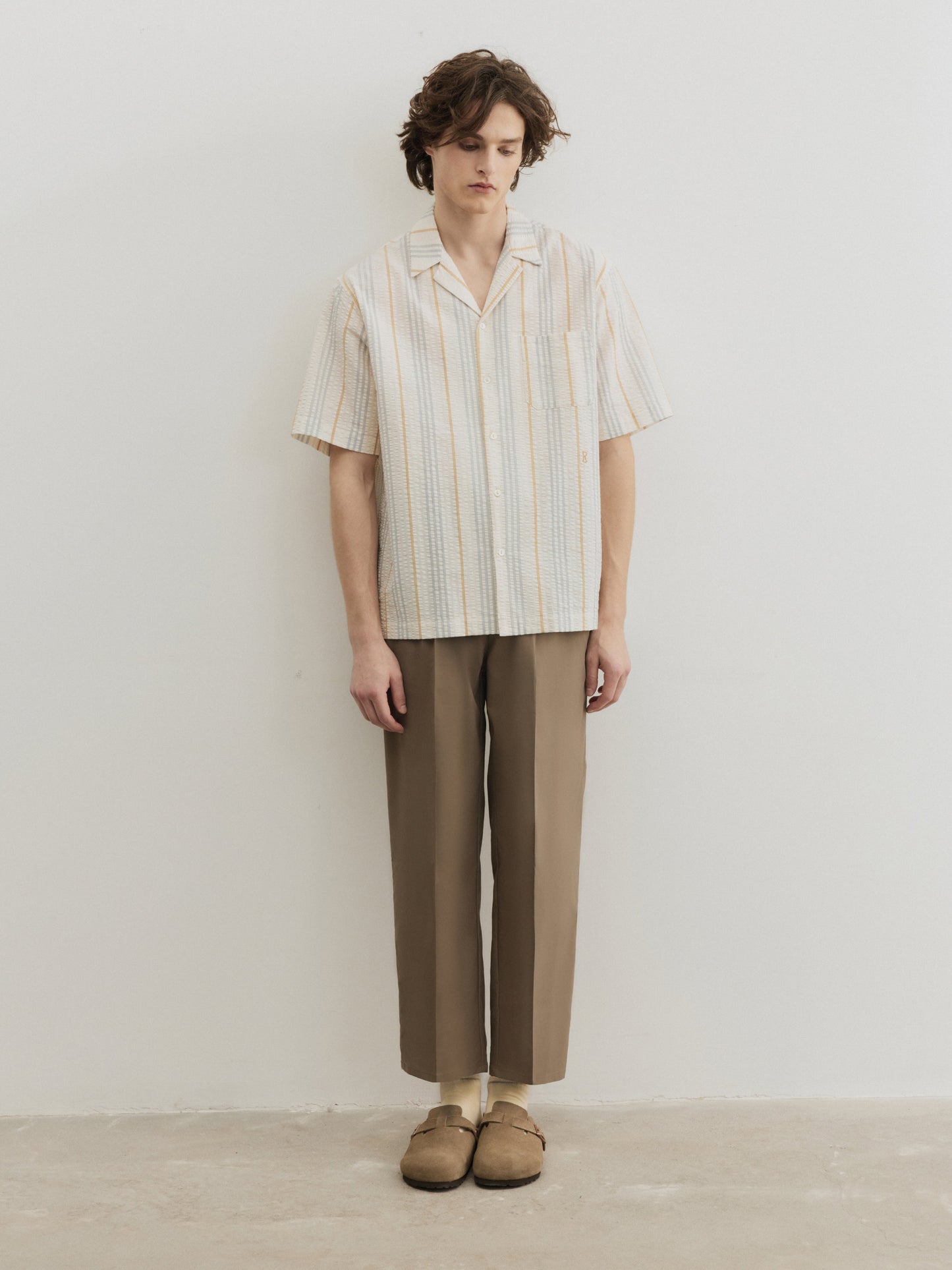 Burcs Seersucker Loose Shirt