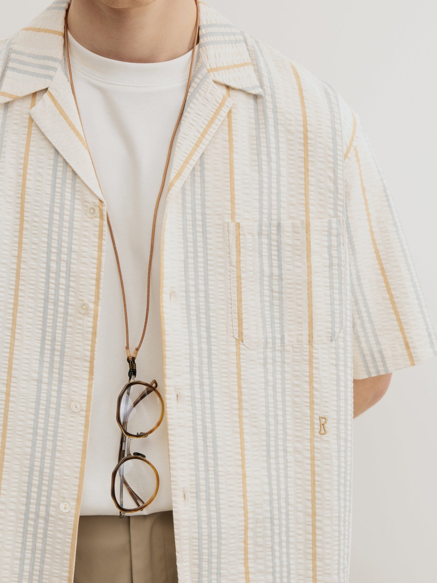 Burcs Seersucker Loose Shirt