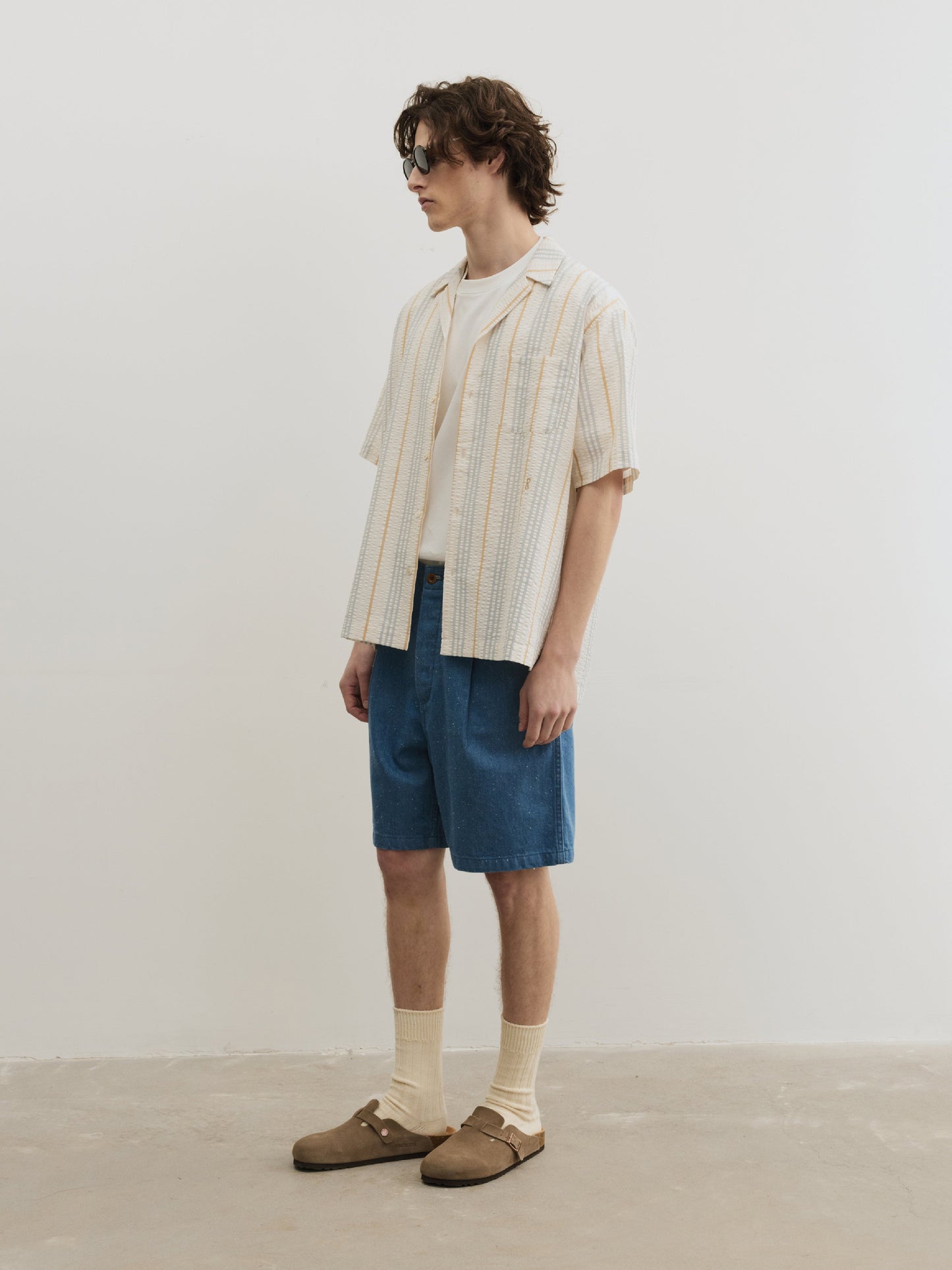 Burcs Seersucker Loose Shirt