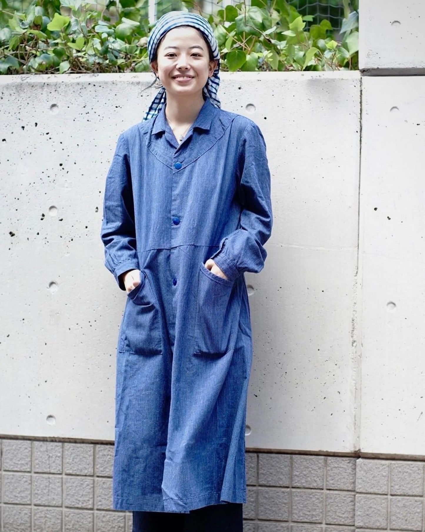 Porter Classic BLUE SAPPHIRE PLATINUM NECKLACE "NAVARATNA"