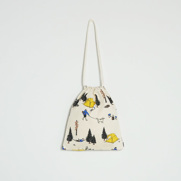 TEMBEA Print Drawstring Bag