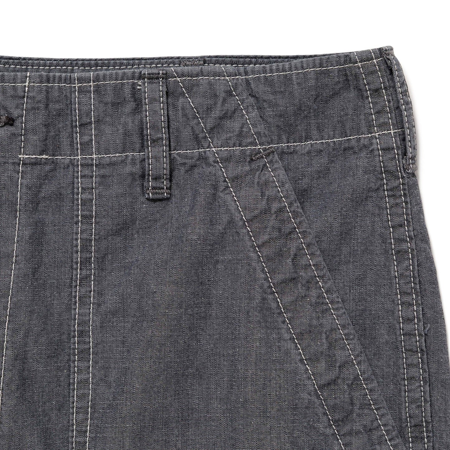 DESCENDANT BAKER CHAMBRAY TROUSERS