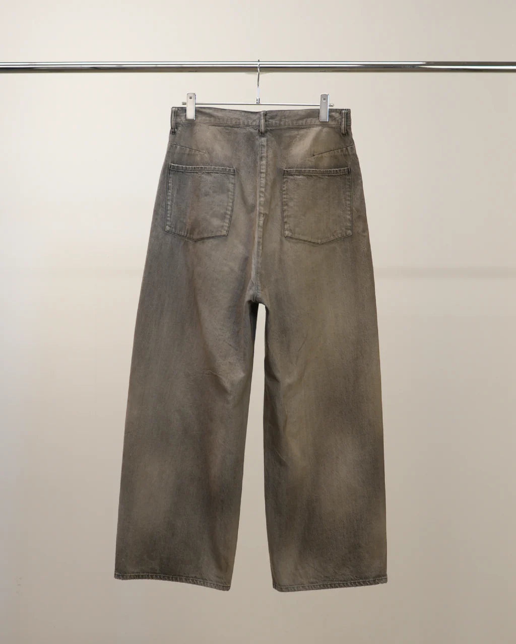 ANCELLM DENIM PANTS #04 AGING01 (BLACK)