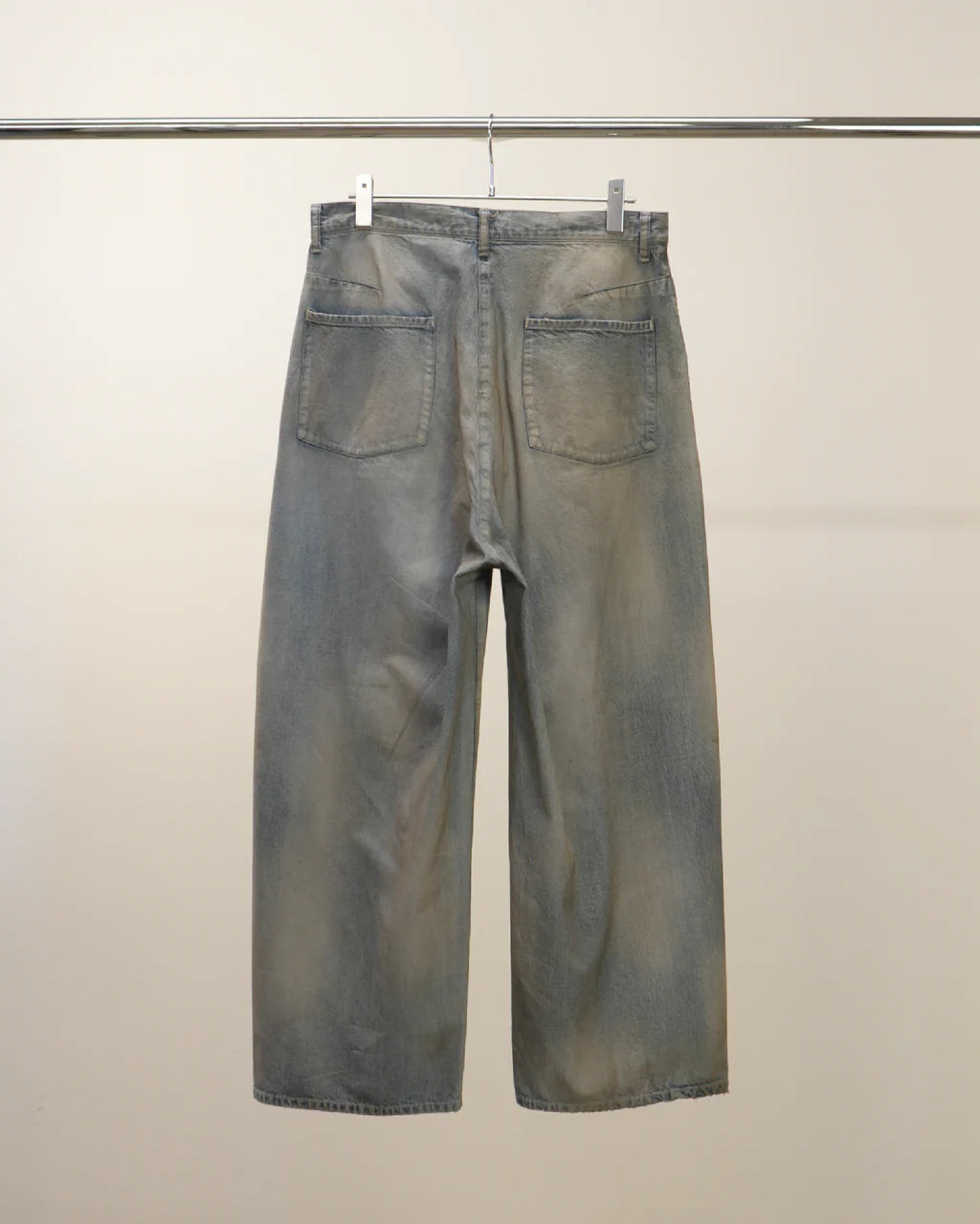 ANCELLM  DENIM PANTS #04 AGING01 (INDIGO)