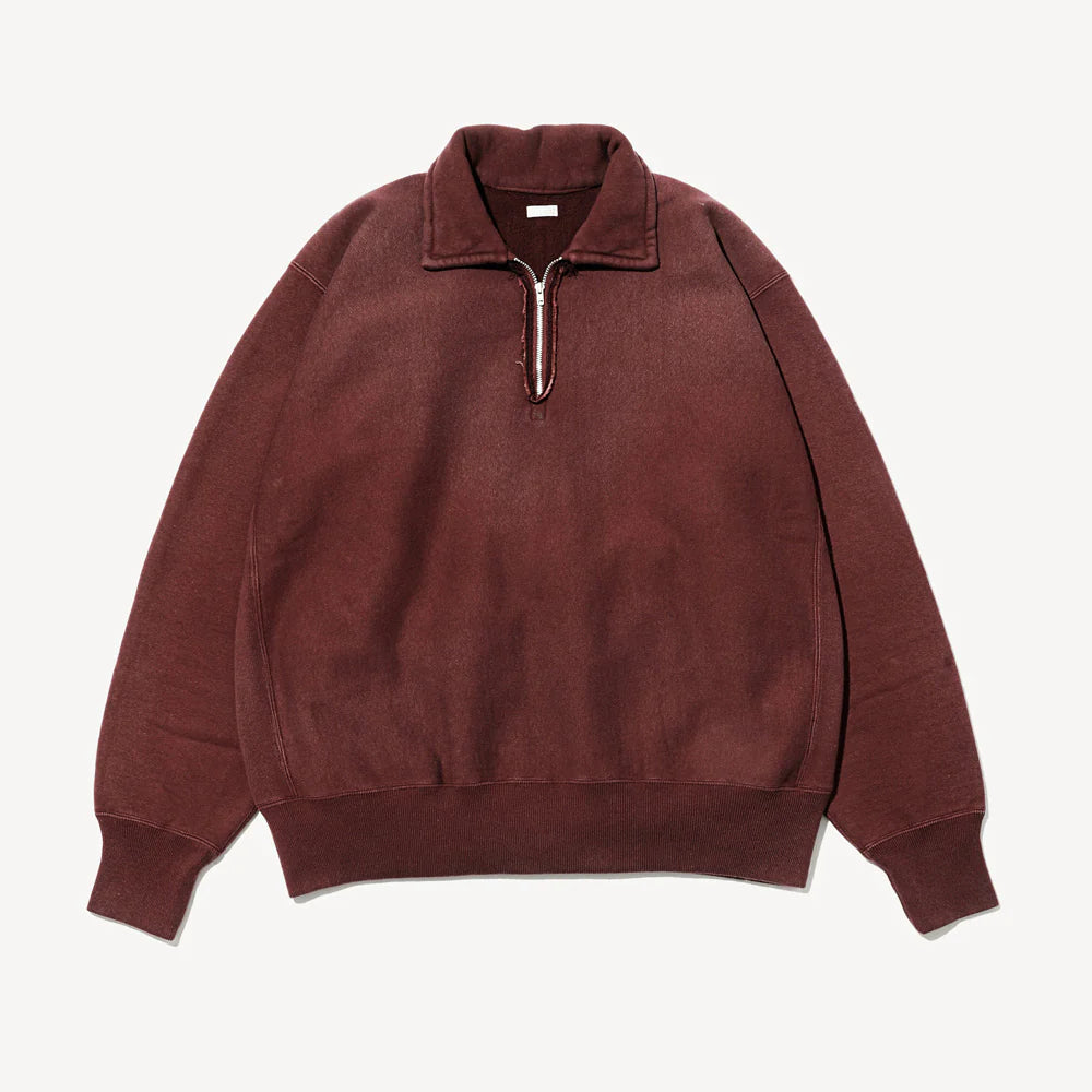 A.PRESSE Vintage Half Zip Sweatshirt