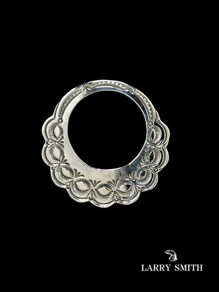 LARRY SMITH CIRCULAR LEAF PENDANT