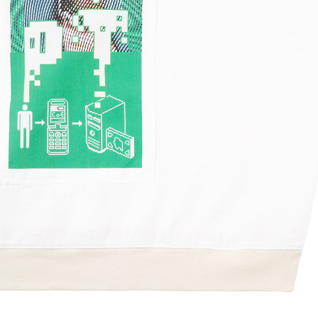 Cav Empt C.E PATCHED GAUZE SHORT SLEEVE CREW NECK