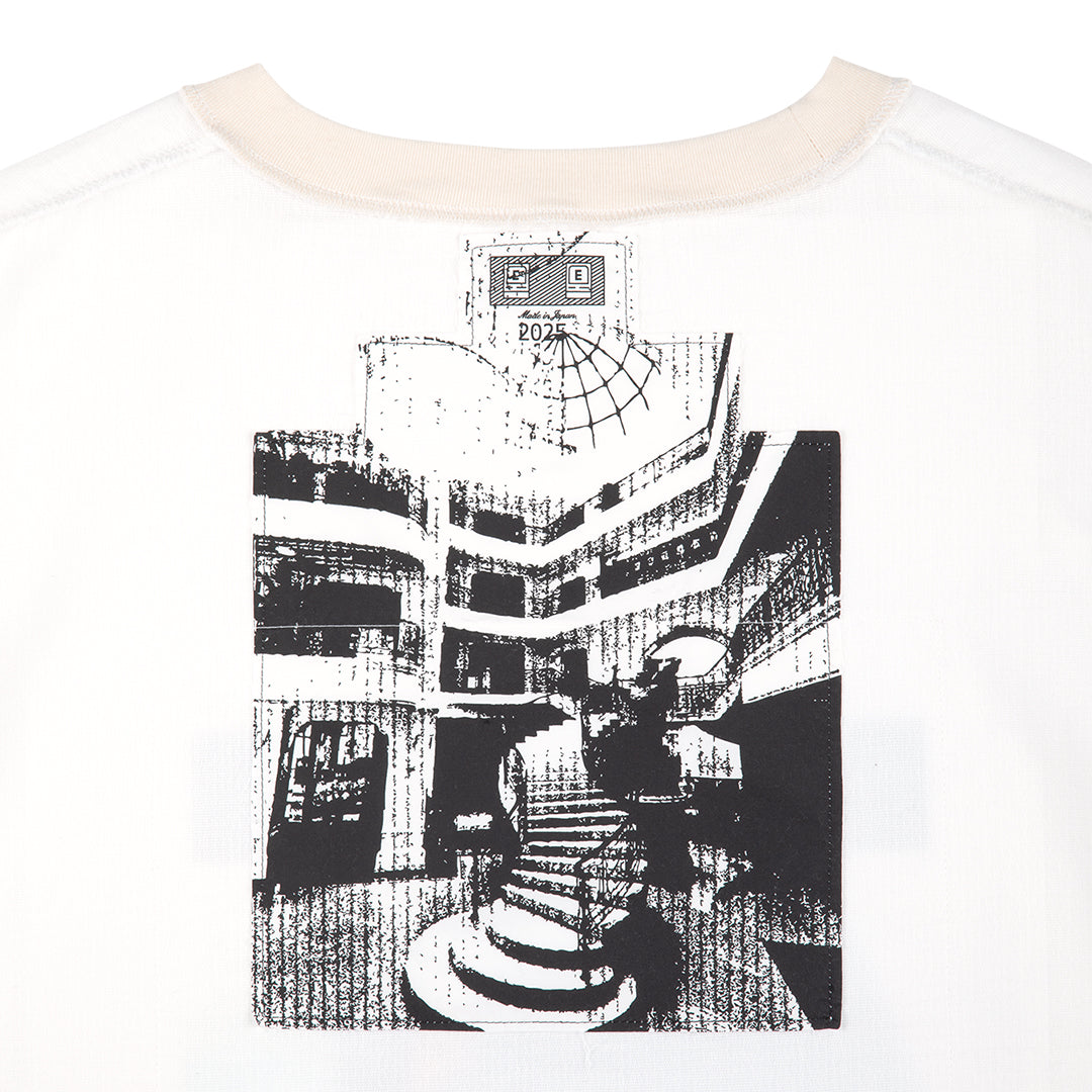Cav Empt C.E PATCHED GAUZE SHORT SLEEVE CREW NECK