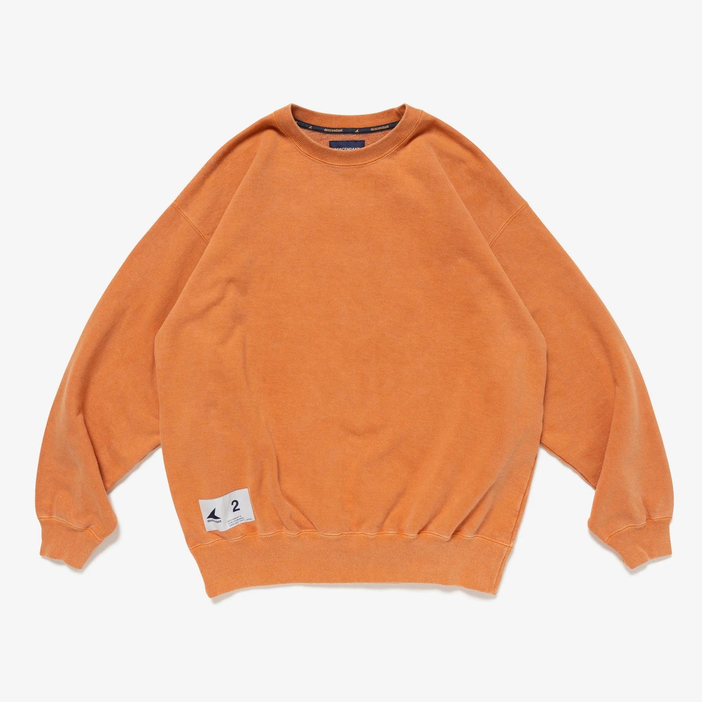 DESCENDANT CETUS CREW NECK PIGMENT DYE