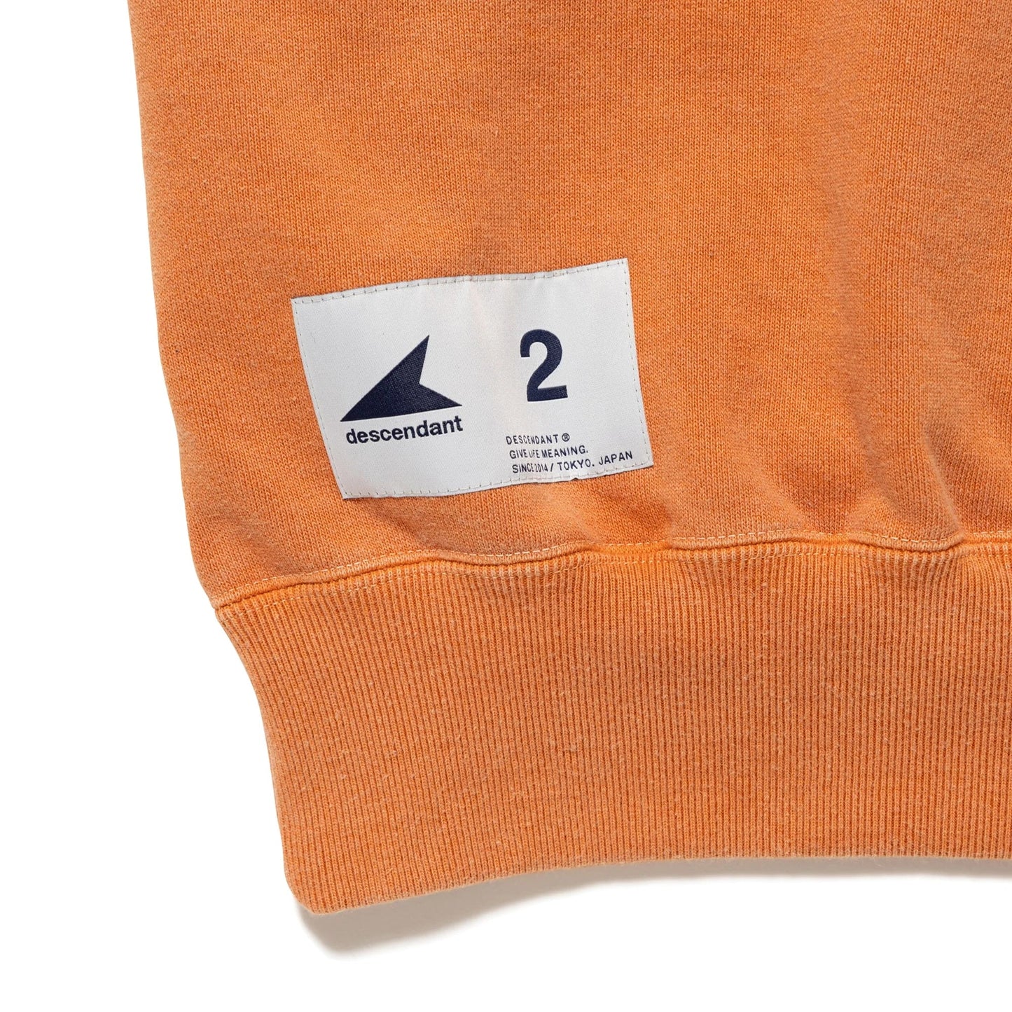 DESCENDANT CETUS CREW NECK PIGMENT DYE