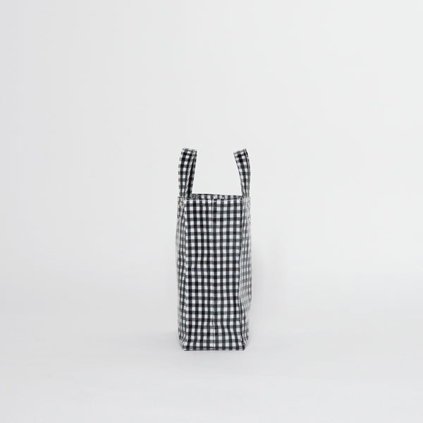TEMBEA PVC PAPER TOTE SMALL GINGHAM