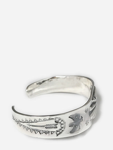 LARRY SMITH BUTTERFLY SHELL BRACELET REPOUSSE